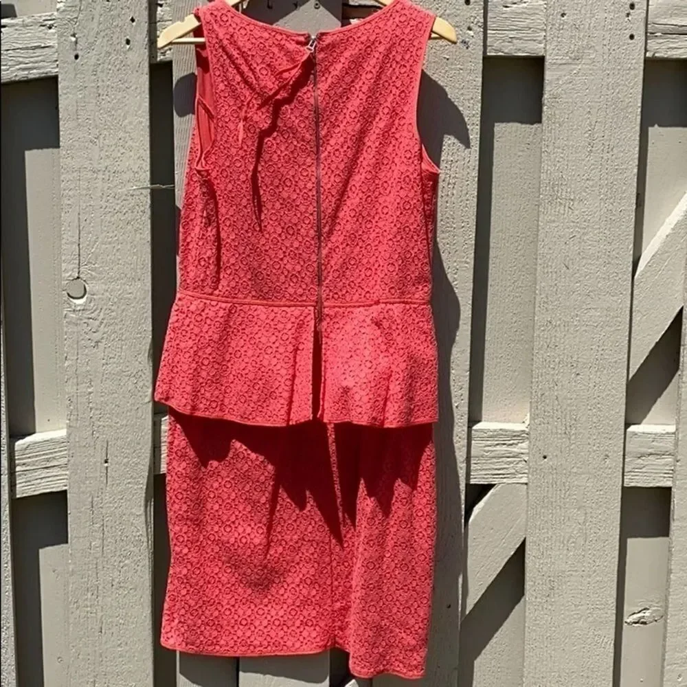Max Studio Coral Embroider Dress Size 12